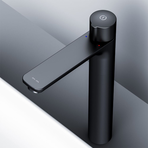 F85A92522_xxx X-Joy TouchReel Смеситель для умывальника AM.PM, высокий, чёрный