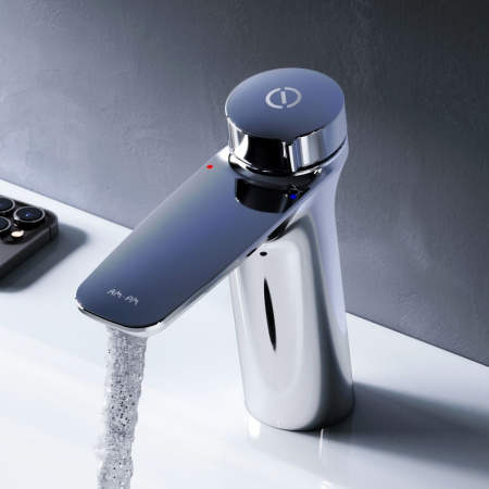F50A02500 Inspire V2.0 TouchReel Смеситель для умывальника AM.PM, излив 125 мм, хром
