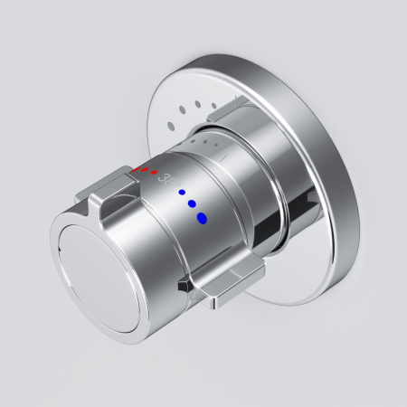 F85A65600 X-Joy Смеситель AM.PM встроенный с термостатом на 1 потребителя, хром