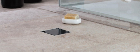 Точечный трап Pestan Confluo Standard 10х10 Dry 2 Black Glass  13000102