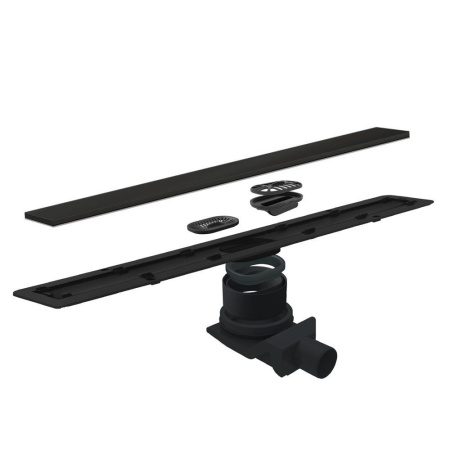 Душевой лоток Pestan Confluo Frameless Line 300 Black Matte, 13701259