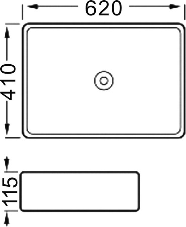 Раковина STWORKI Молде S23410WH