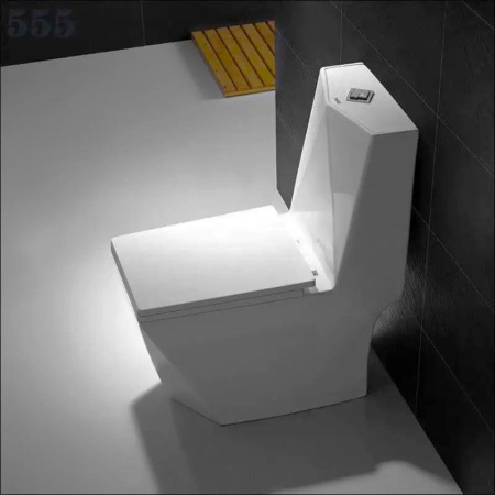 Унитаз напольный безободковый Bauedge Cristal NRC0025-PRO, белый