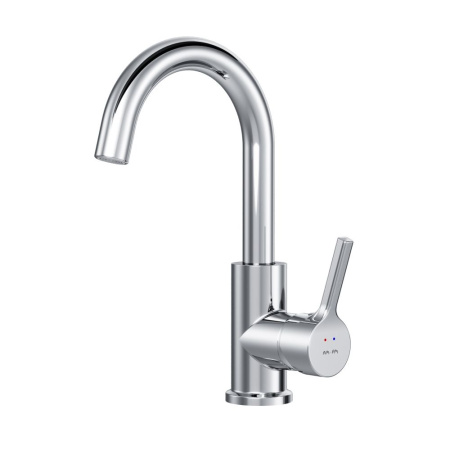 F85B02700  X-Joy S Смеситель для умывальника AM.PM с поворотным изливом, хром