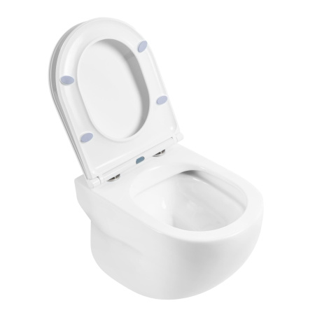 Унитаз подвесной безободковый BelBagno ONDA BB066CHR/BB870SC