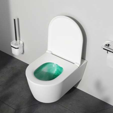 C8F1701MWSC Func Подвесной унитаз AM.PM 54 см FlashClean с сиденьем микролифт, бел мат