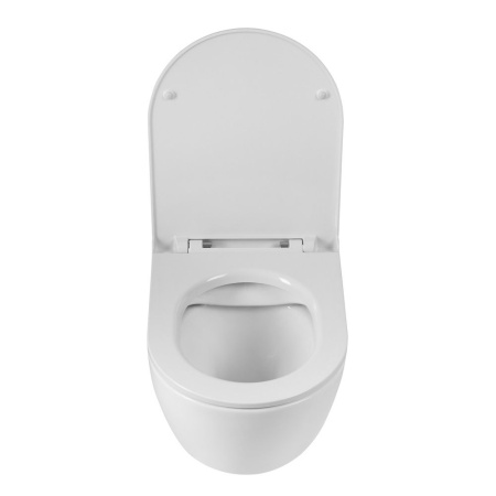 Унитаз подвесной безободковый BelBagno SFERA-R BB046CHR/BB902SC