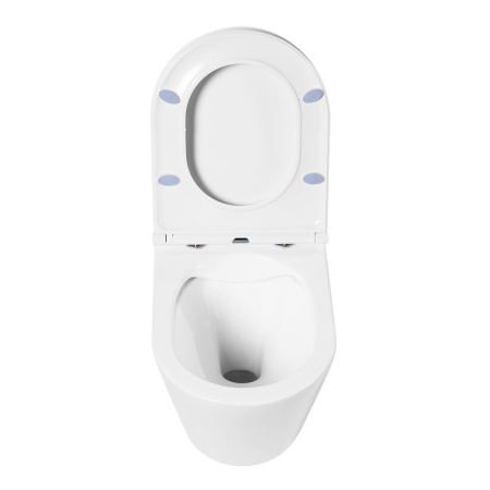 Унитаз подвесной безободковый BelBagno FLAY-R BB053CHR/BB870SC