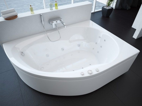 Акриловая ванна Aquatek Вирго 150x100 VIR150-0000025 правая, с фронтальным экраном