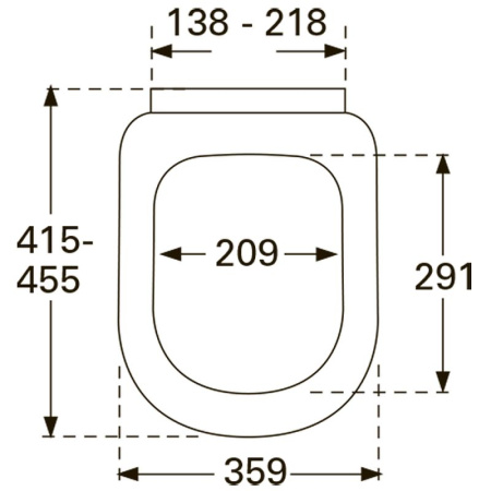 Крышка-сиденье Villeroy&Boch Subway (SoftClose) 9M55S101