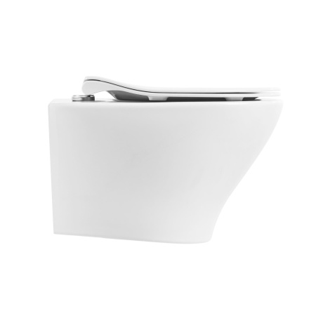 Унитаз подвесной безободковый BelBagno ACQUA BB340CHR/BB2020SC