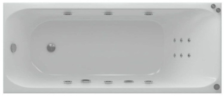 Акриловая ванна Aquatek Альфа 170x70 ALF170-0000038 слив слева, вклеенный каркас