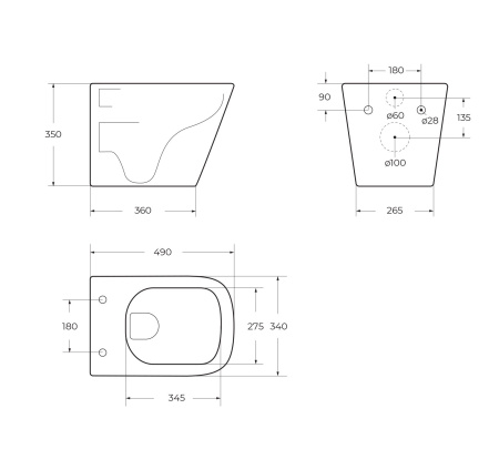 Унитаз подвесной безободковый BelBagno ARDENTE-R BB520CHR/BB2322SC