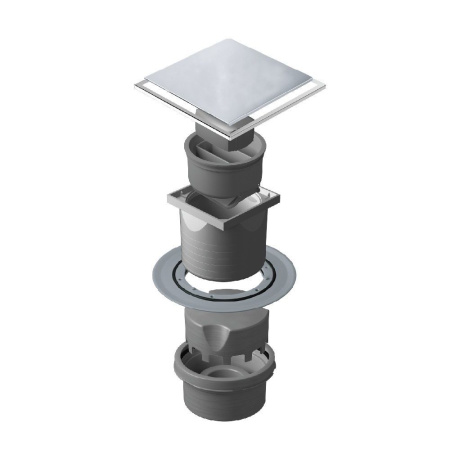 Точечный трап Pestan Confluo Standard 10х10 Plate Vertical 2in1 13702567