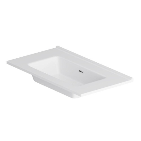 M7BWCC0802WG Sense, Раковина мебельная AM.PM, керамическая, 80 см, встроенная, цвет: белый, глянец