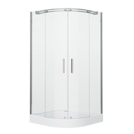 Душевое ограждение Grossman GR-4100 Galaxy 100*100*190 полукруг, двери раздвижные