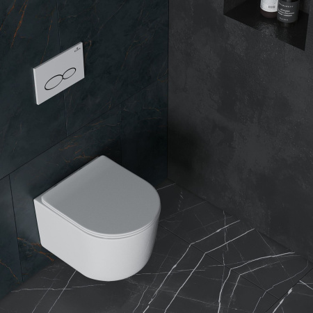 Подвесной унитаз RoxenBath Simple Compact 530120-01 Rimless Soft Close