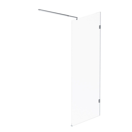W94WI-90-F1-MTE Душевая перегородка AM.PM X-Joy 90x195, стекло прозр. 6 мм + покрытие, фурнитура мат хром