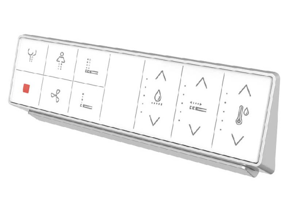 Унитаз подвесной в комплекте с крышкой-биде, цвет белый UNI-FLOW CH1048ZR-A