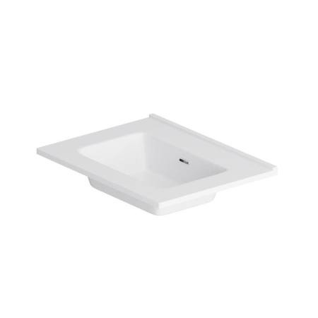 M7BWCC0602WG Sense, Раковина мебельная AM.PM, керамическая, 60 см, встроенная, цвет: белый, глянец