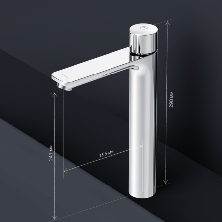 F85A92500_xxx X-Joy TouchReel Смеситель для умывальника AM.PM, высокий, хром