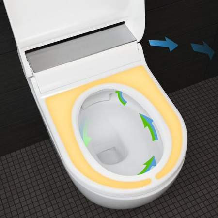 Унитаз-биде подвесной Geberit AquaClean Tuma Comfort 146.294.11.1 безободковый альпийский белый