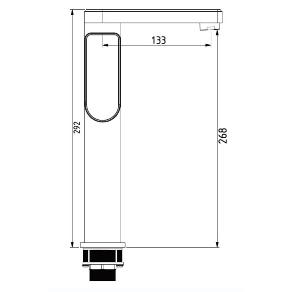 Смеситель для раковины Savol S-600716G, хром