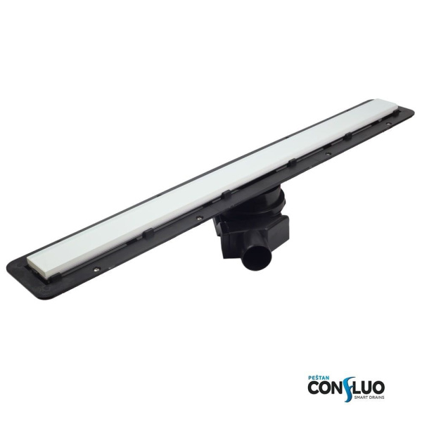 Душевой лоток Pestan Confluo Frameless Line 300 White Glass, 13701210