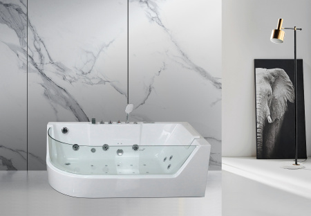 Акриловая ванна с гидромассажем Cerutti SPA C-403R 170x80