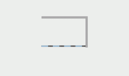 Шторка для ванны Ambassador Bath Screens 16041110R 900x1400