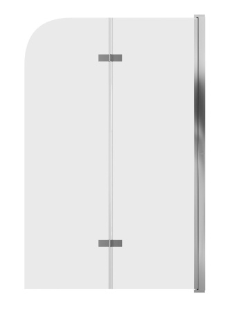 Шторка для ванны Grossman GR-106/100 (100х150) алюминиевый профиль, стекло прозрачное 6мм