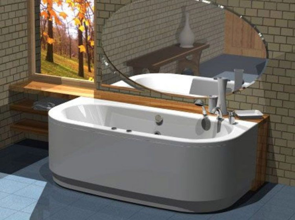 Акриловая ванна Aquatek Морфей 190x90 MOR190-0000014 фронтальный и боковые экраны