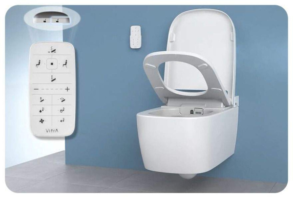 Интеллектуальный подвесной унитаз VitrA V-Care Comfort 5674B003-6104