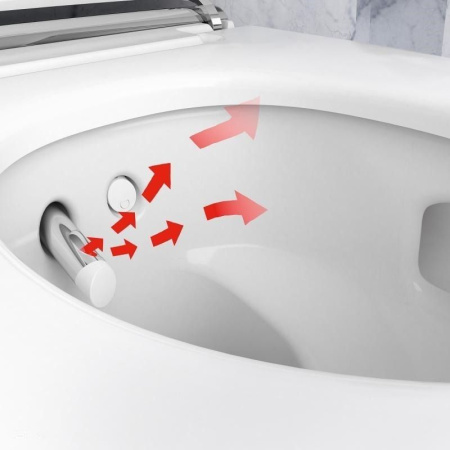 Унитаз-биде подвесной Geberit AquaClean mera comfort 146.214.21.1 с системой удаления запахов