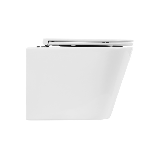 Унитаз подвесной безободковый BelBagno FLAY-R BB053CHR/BB870SC