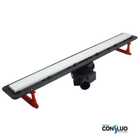 Душевой лоток Pestan Confluo Frameless Line 450 White Glass, 13701211