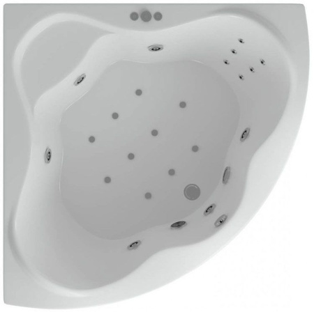 Акриловая ванна Aquatek Галатея 135x135 GAL135-0000022, с фронтальным экраном