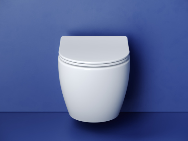 Подвесной унитаз Ceramicanova Metropol Торнадо безободковый, глубокий смыв, с ультратонким сидением с микролифтом функцией быстрого снятия, с крепежом для полностью скрытого монтажа, цвет белый CN4002T