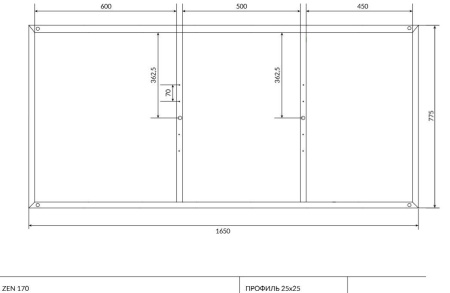 Рама для ванны Cersanit ZEN 170, K-RW-ZEN*170n