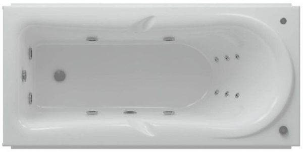 Акриловая ванна Aquatek Леда 170x80 LED170-0000034 слив слева