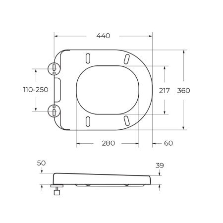 Унитаз подвесной безободковый BelBagno FLAY-R BB053CHR/BB865SC