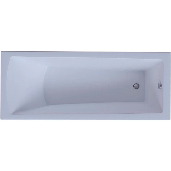 Ванна акриловая Aquatek Либра New 150 x 70 см LIB150N-0000009 с фронтальным экраном, белая, слив справа