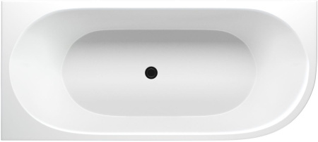 Акриловая ванна Aquanet Family Elegant A 180x80 3805N Gloss Finish (панель Black matte)