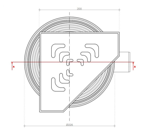 Точечный трап Pestan Confluo Standard 20х20 Vertical Angle 13000021