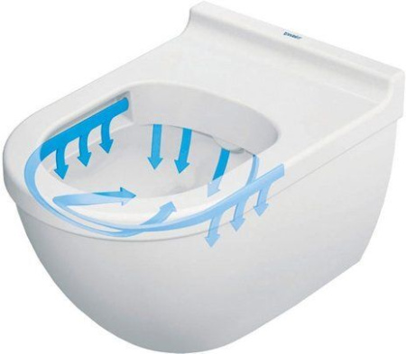 Унитаз подвесной Duravit Starck 3 Rimless (с крышкой SoftClose) 45270900A1