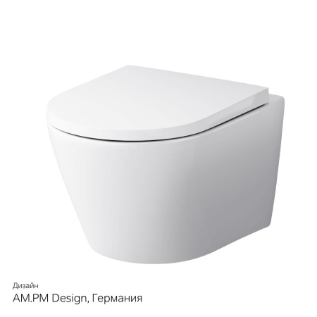 C741701SC Sense Подвесной унитаз AM.PM FlashClean с сиденьем микролифт