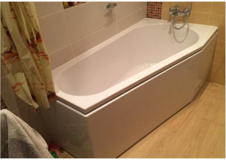 Акриловая ванна с ножками Riho Delta 150x80 L BB8100500000000