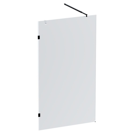 W94UWI-110-F1-BTE X-Joy Душевая перегородка AM.PM 110x195, стекло прозр. 8 мм + покрытие, фурнитура черный