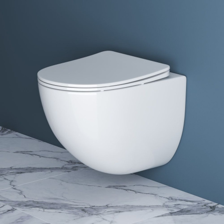 Унитаз подвесной безободковый BelBagno AMANDA BB051CHR/BB051SC