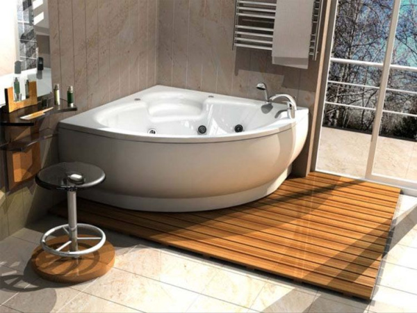 Акриловая ванна Aquatek Калипсо 145x145 KAL146-0000005 с гидромассажем